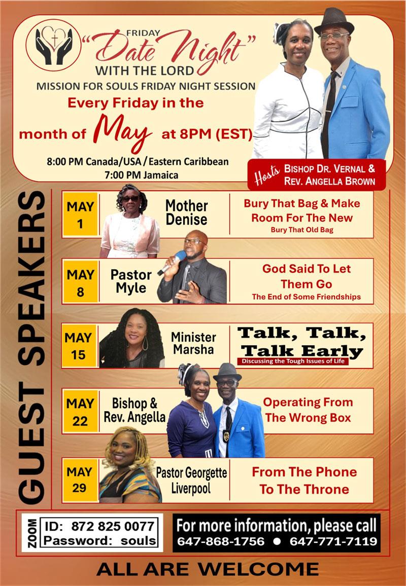 Friday Day Night every Friday at 8pm on May